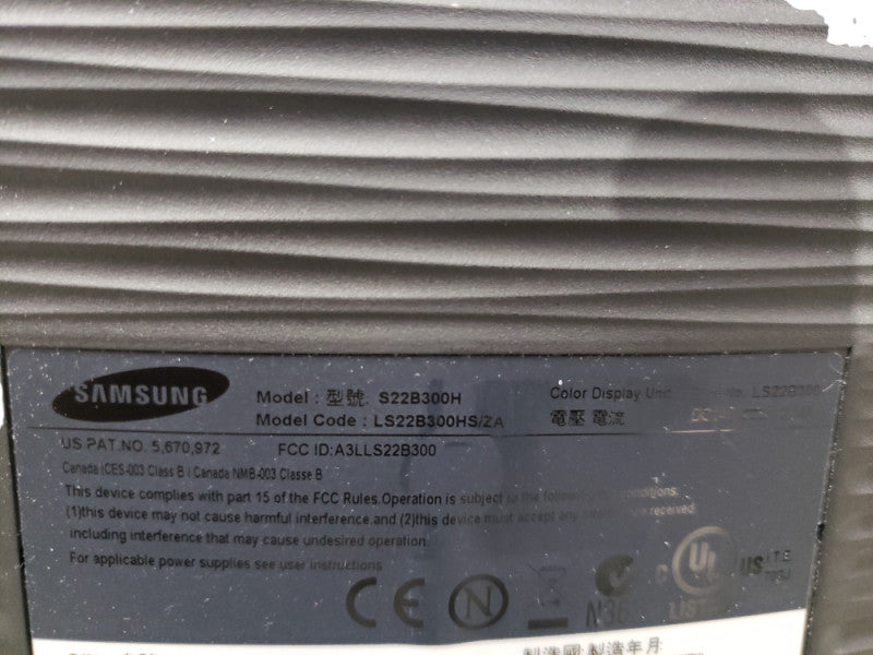 Samsung S22C300H 21.5" Widescreen LED Monitor