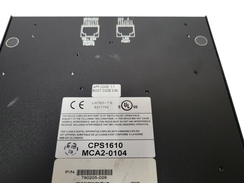 Avocent CPS1610 16-Port Serial Console Switch 790205-008, READ _