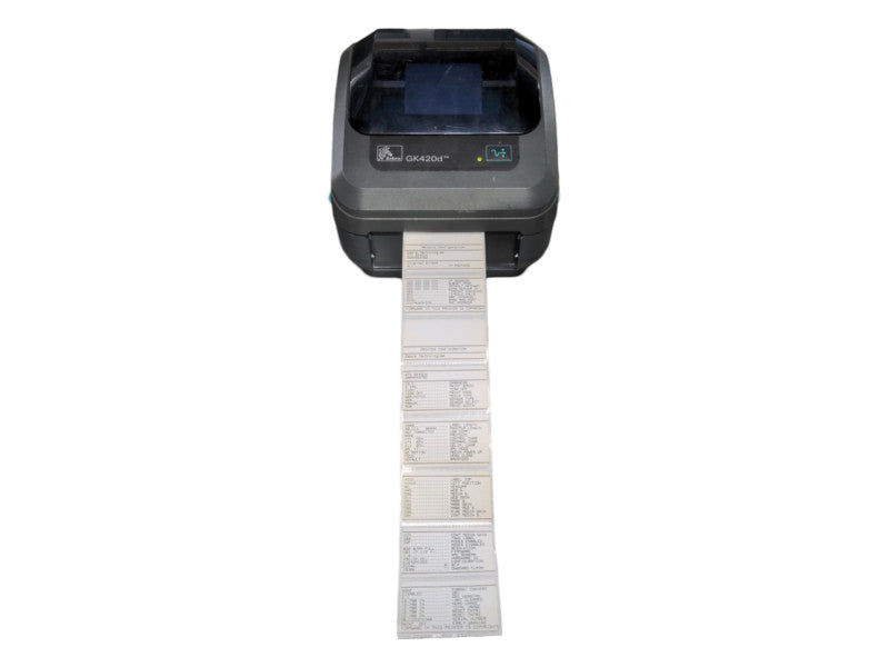 Zebra GK420d Direct Thermal Barcode Label Printer, TESTED