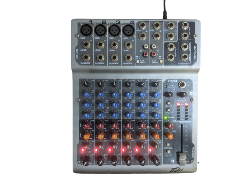 Peavey PV8 | USB 8 Channel Pre-Amp USB Mixer | *READ*