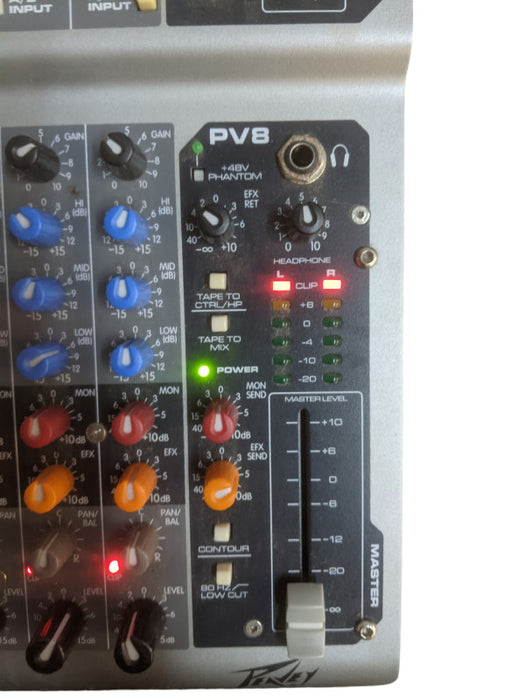 Peavey PV8 | USB 8 Channel Pre-Amp USB Mixer | *READ*