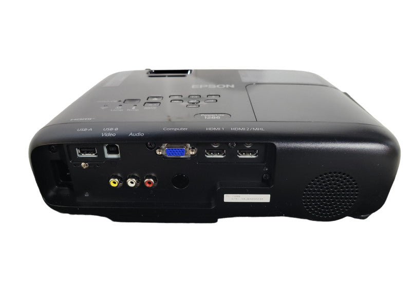 Epson PowerLite 1286 Wireless 3LCD Projector 3600 Lumen WUXGA 0 Lamp Hours !