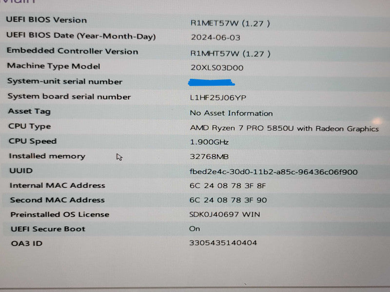 Lenovo ThinkPad T14 Gen 2| Ryzen 7 5850U| 32GB DDR4| 512GB NVMe READ β Lap200