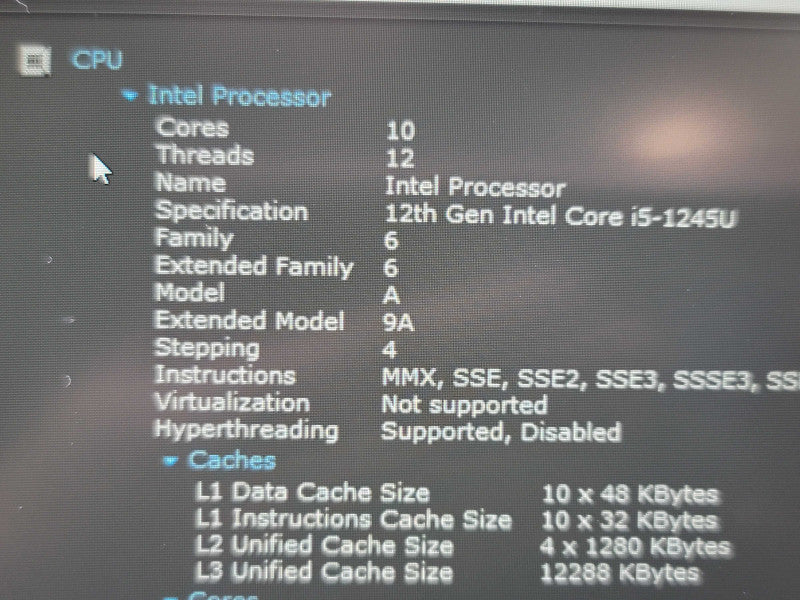 Lenovo ThinkPad T16| i5-1245U| 16GB RAM| 512GB SSD READ  β Lap200