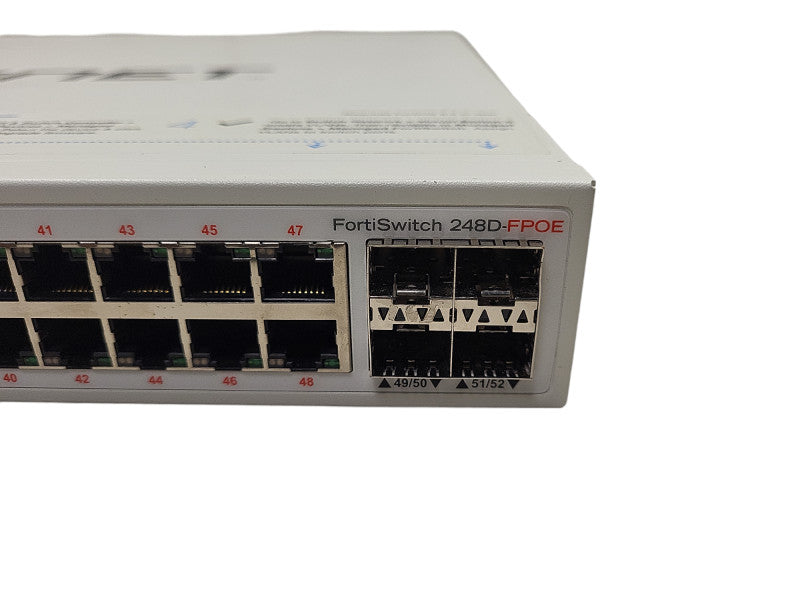 Fortinet FortiSwitch-248D-FPOE 48 Port Switch / FS-248D-FPOE $