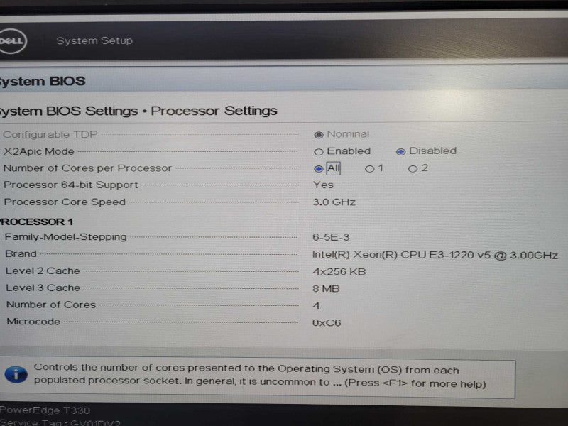 Dell PE T330 8x3.5", Xeon E3-1220 v5 3.00GHz, 16GB DDR4, 2x 495W PSU  !