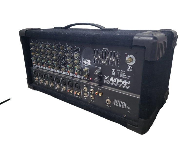 YORKVILLE MP8 8-CHANNEL POWERED MIXER w/Effects