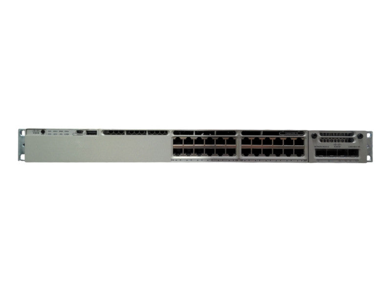 Cisco WS-C3850-24T-S 24-Port Gigabit Switch, 1x PSU, C3850-NM-2-10G