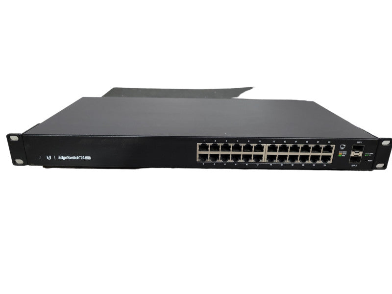 Ubiquiti EdgeSwitch 24-Port Managed POE Gigabit Switch ES-24-Lite, READ !