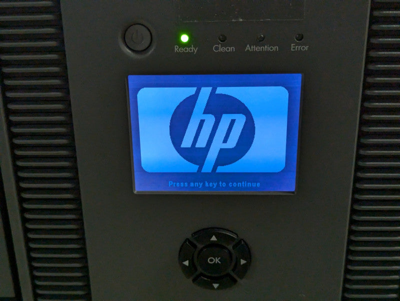 HP StorageWorks MSL8096 Tape Library with 4 LTO4 Drives Please READ  -