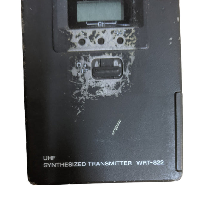 Sony WRT-822B UHF Synthesized Transmitter with Belt Clip | *READ*