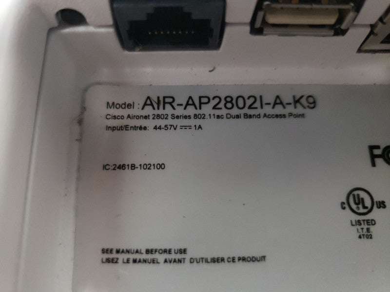 Cisco AIR-AP2802I-A-K9 802.11ac W2 Access Point