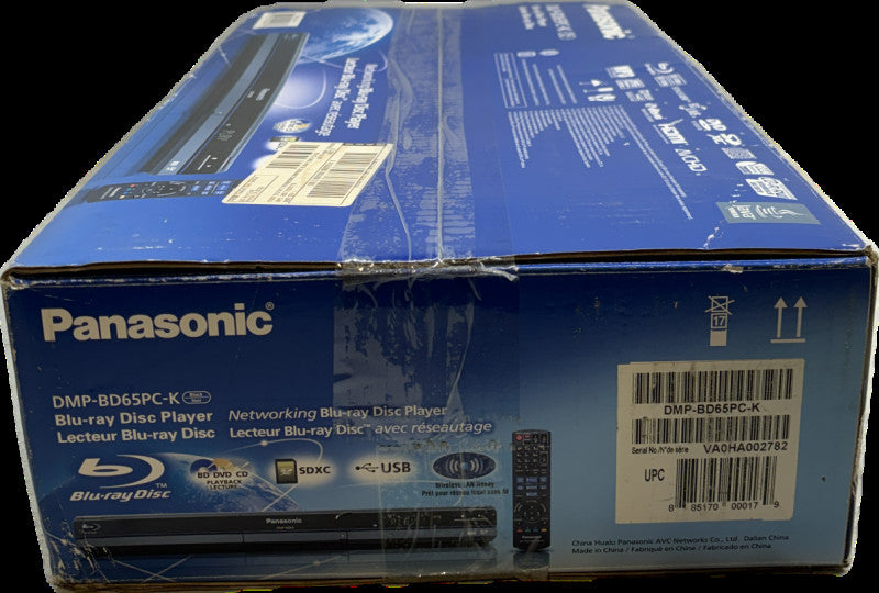 Panasonic Blu-ray Disc Player DMP-BD65PC-K Brand-New READ!