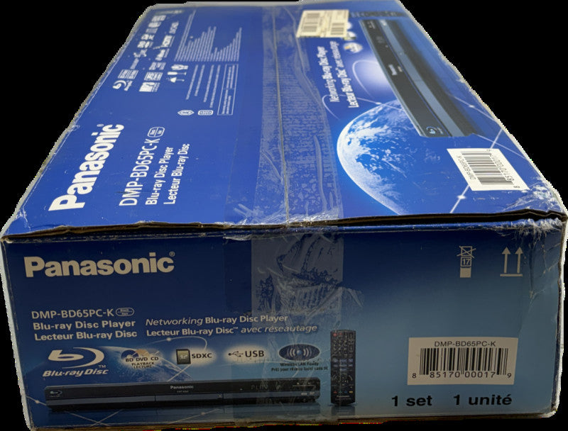 Panasonic Blu-ray Disc Player DMP-BD65PC-K Brand-New READ!