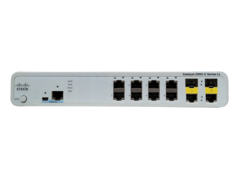 CISCO WS-C2960C-8TC-S 8-Port Fast Ethernet Switch