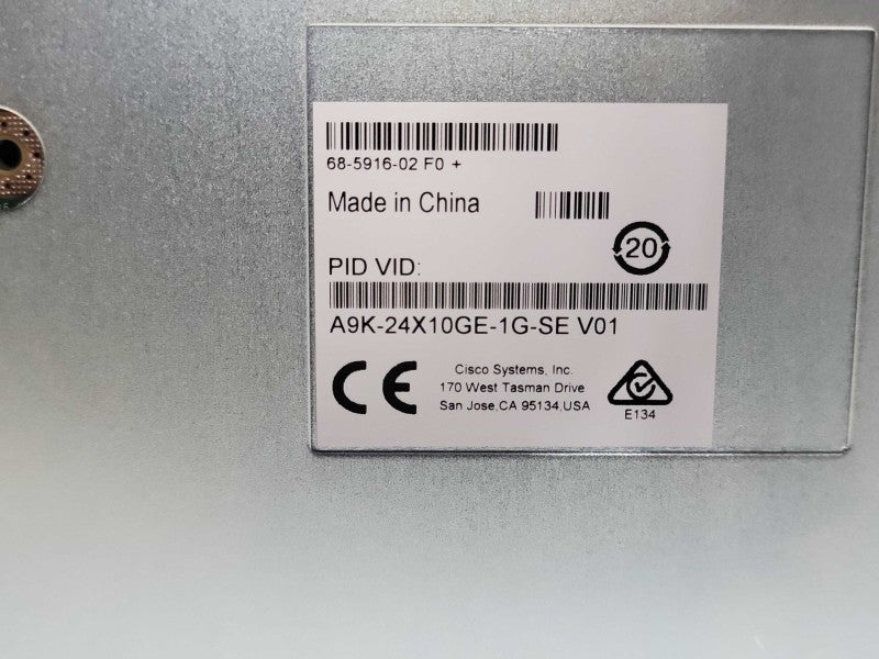 Cisco A9K-24X10GE-1G-SE 24-Port 10GE Service Edge Optimized Line Card  _