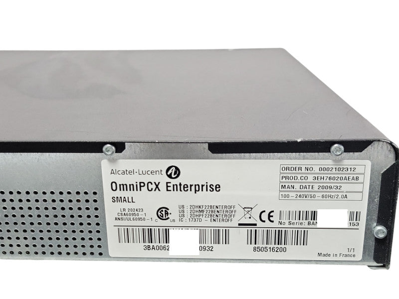 Alcatel-Lucent OmniPCX Enterprise small with 2x Cards, SEE _