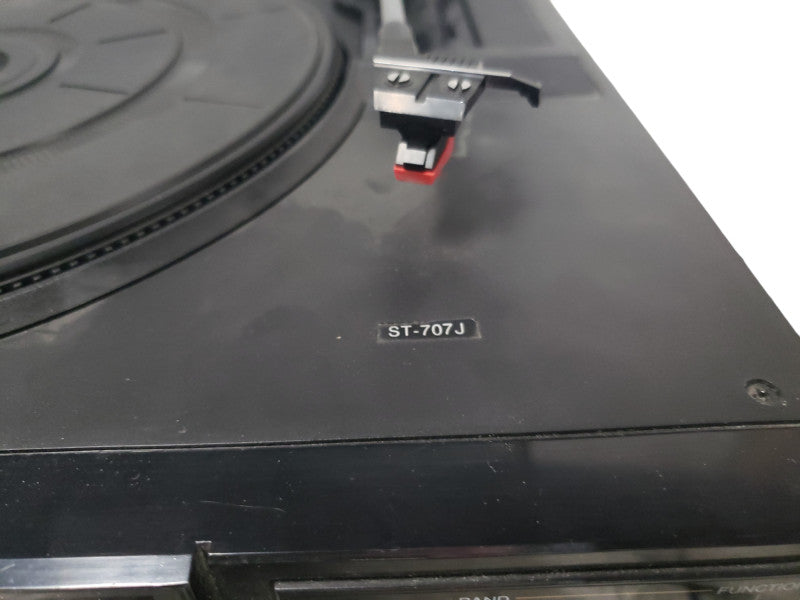 SANYO GXT-767 Stereo, Double Cassette, Turntable & AM/FM Radio