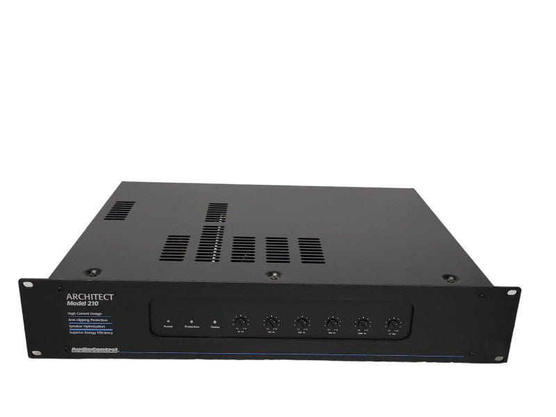 AudioControl Architect Model 210 EQ 2-Channel Stereo Amplifier, READ