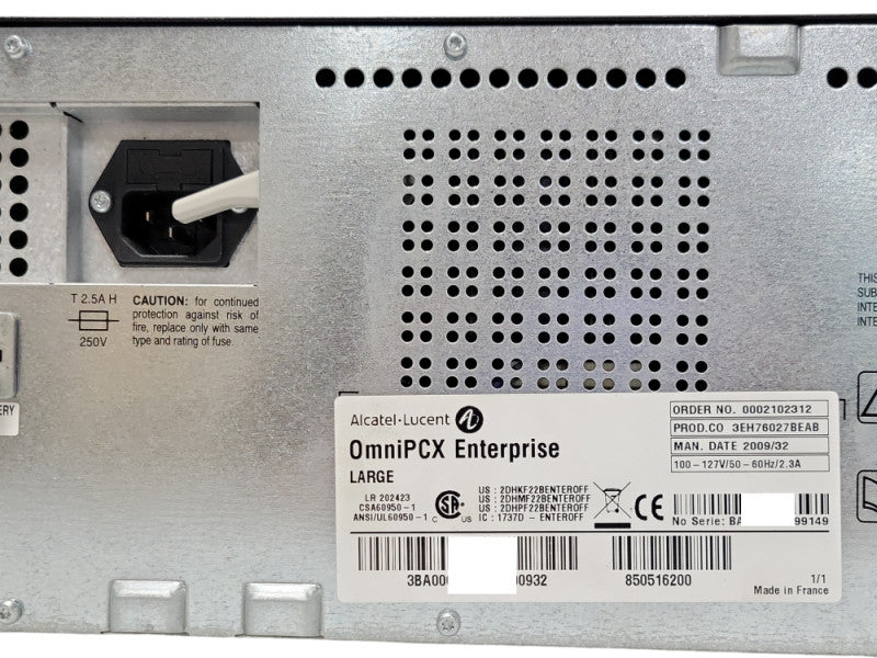 Alcatel-Lucent OmniPCX Enterprise Large with 5x Cards, SEE _