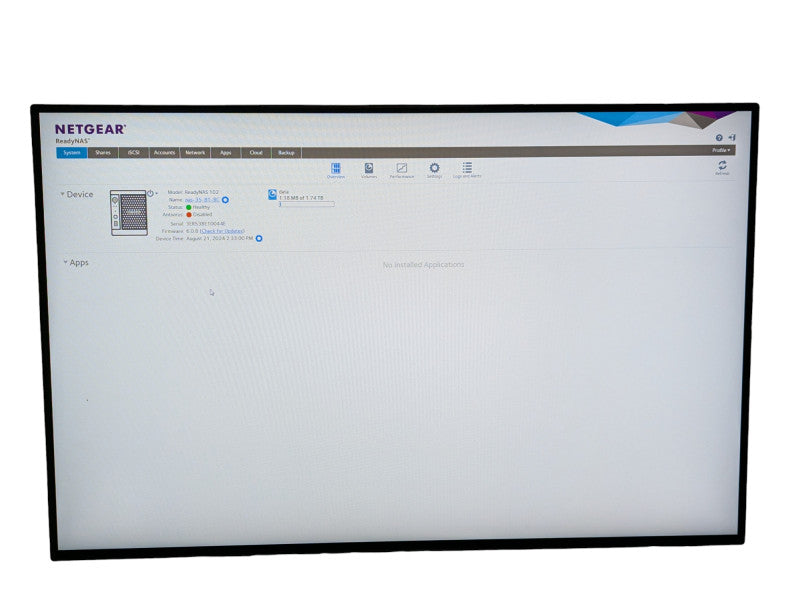 NETGEAR RND-2D RN10200 2 Bay NAS with 2 2TB HDDs  -