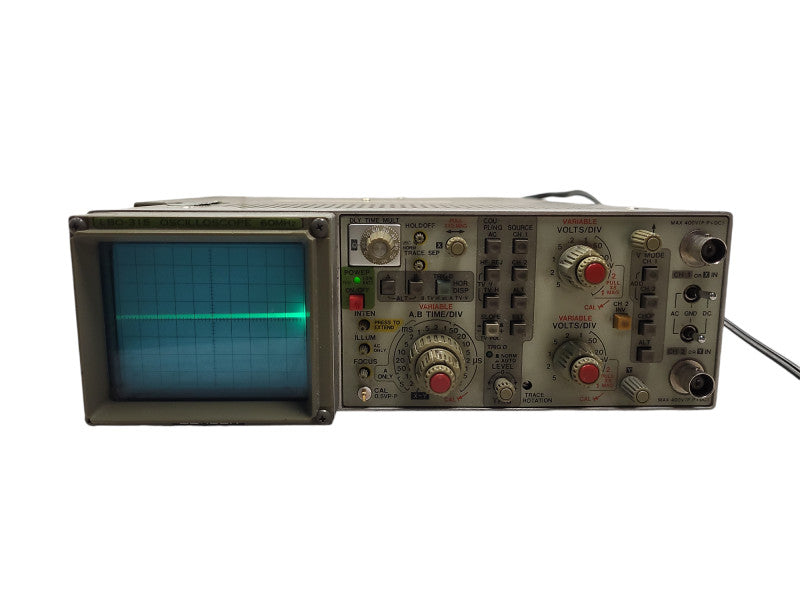 LEADER LBO 315 DUAL TRACE PORTABLE 60Mhz OSCILOSCOPE READ $