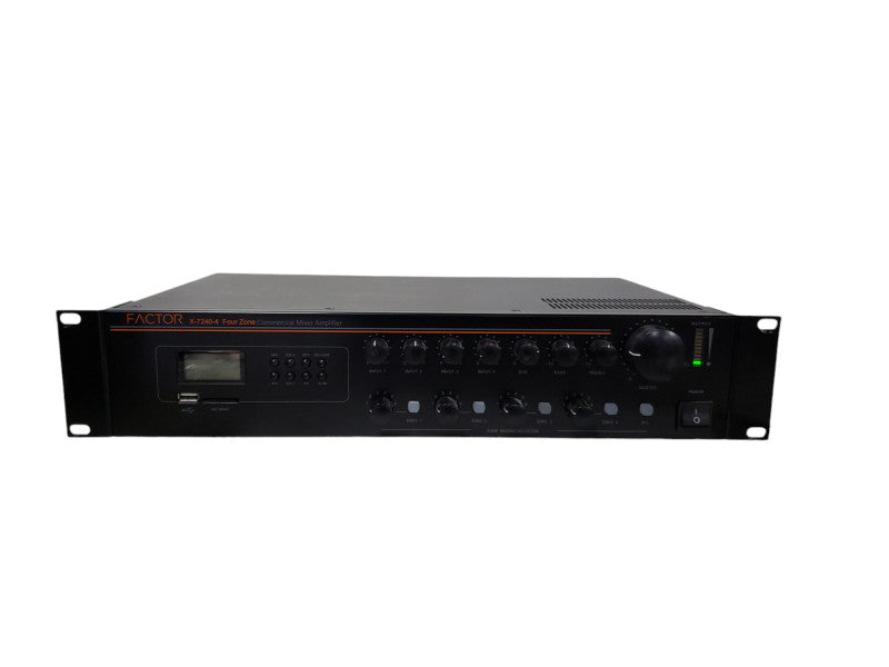 Factor Four Zone Commercial Mixer Amplifier Model Q