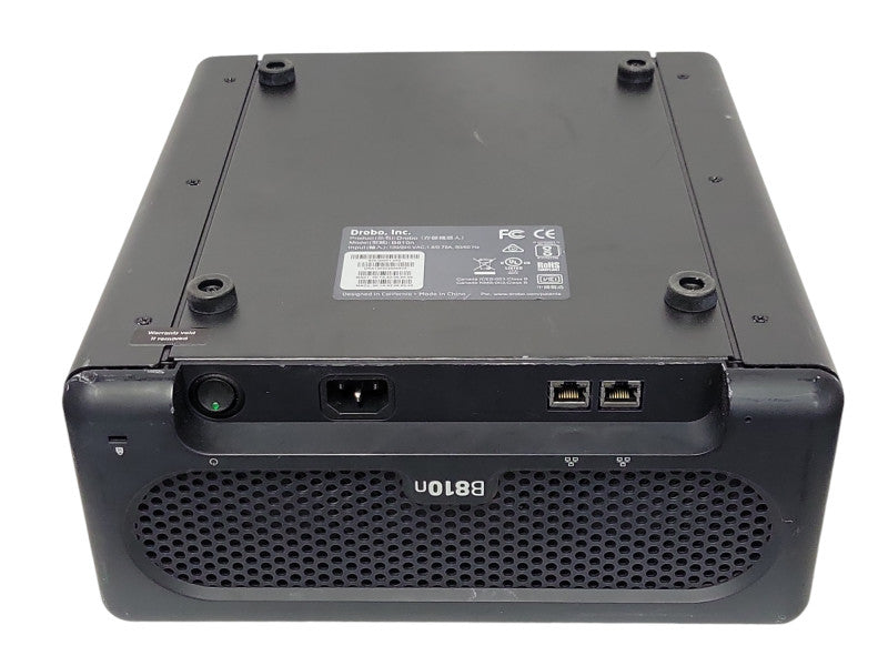 Drobo B810n 8-Bay NAS Dual Ethernet 2x 2TB Hard Drives, READ _