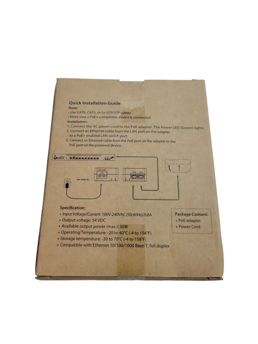 Watchguard EPA5006GAT Accessory Single Port PoE Adapter Gigabit (NEW) Q%