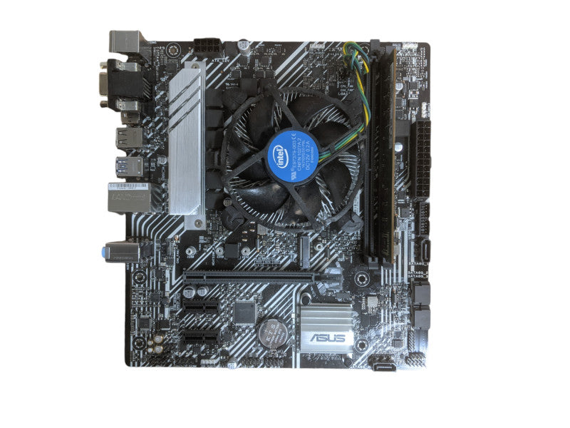 Intel Core i5-10400 | ASUS Prime H510M-A | 8GB RAM | 1x M.2 PCIe | I/O Shield