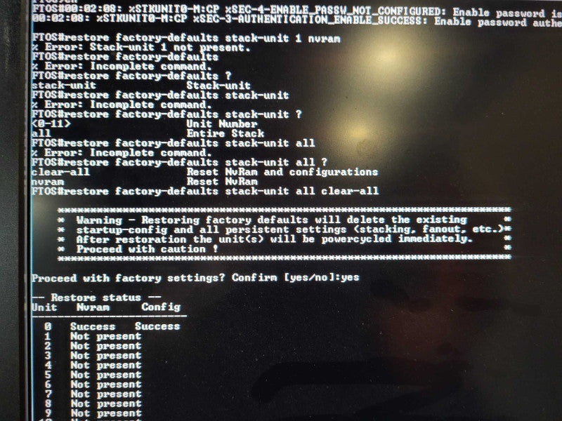 Dell Force10 S55T-AC 44 Port GbE 4 Port SFP Ethernet Network Switch $