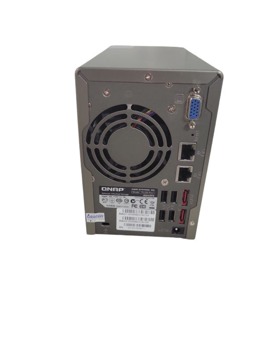 QNAP SYSTEMS TS-259 PRO+ NETWORK ATTACHED STORAGE w/ 2x 2TB HDDs !