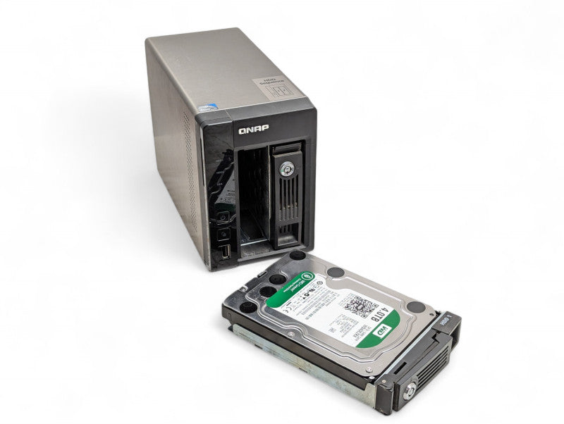 QNAP TS-269 PRO 2 Bay NAS with 2 4TB HDDs Installed  -