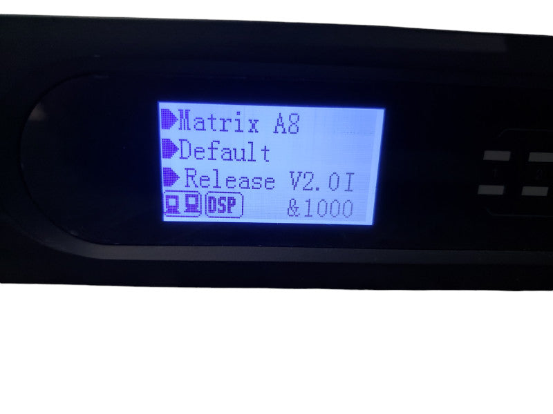 AudioMatrix A8 12x12 Audio Matrix with Dante Card Slot (Card Not Included)