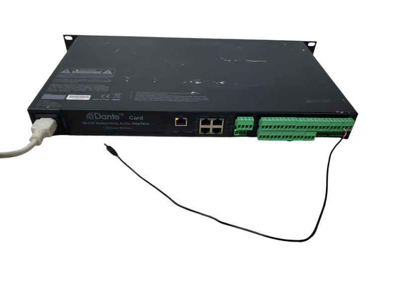 AudioMatrix A8 12x12 Audio Matrix with Dante Card Slot (Card Not Included)