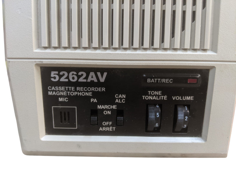 Califone Model 5262AV Cassette Recorder Magnetophone