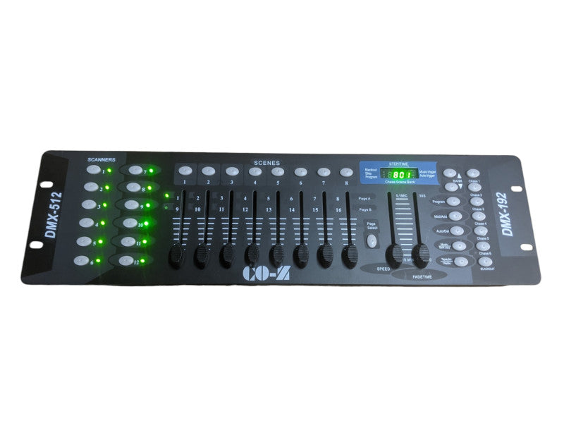 CO-Z 192 Night Club Party DJ Stage Lighting Controller Mixer Board DMX 512