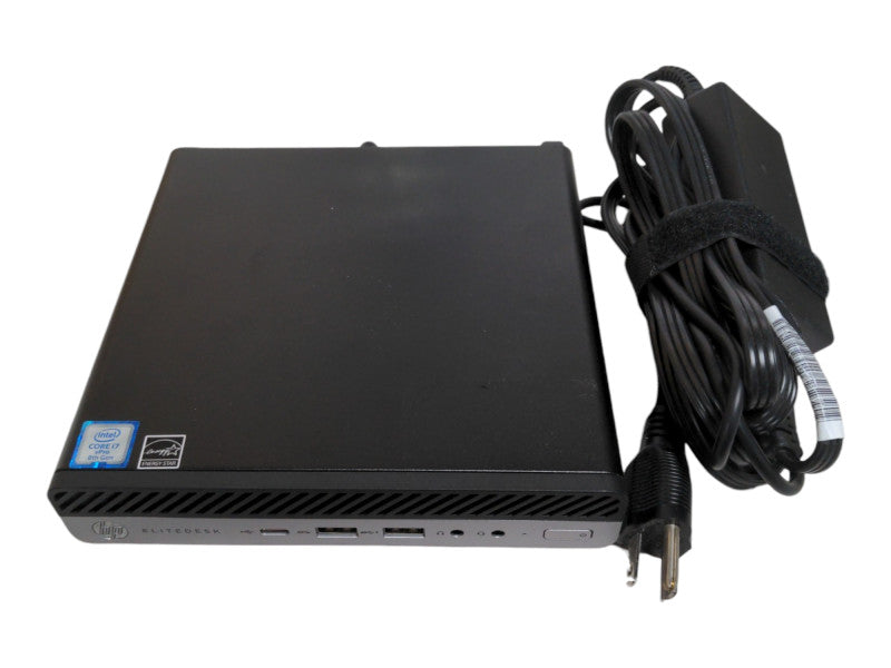 HP EliteDesk 800 G4 DM USFF, i7-8700T 2.40GHz 6C, 8GB DDR4, 512GB