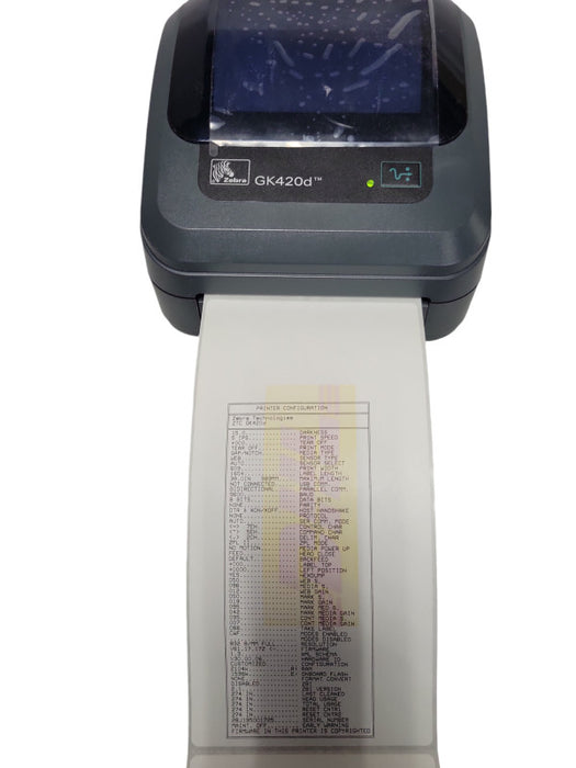 Zebra GK420d Thermal Printer GK42-202510-000, No Power adapter _