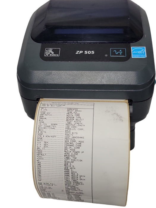 Zebra ZP505 Thermal Label Printer Serial/Parallel/USB _