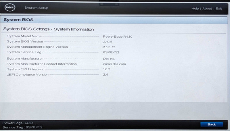 Dell PE R430 1U 8x 2.5", Xeon E5-2640 v3 2.60GHz 8C, 64GB RAM, 6x 1.2TB SAS