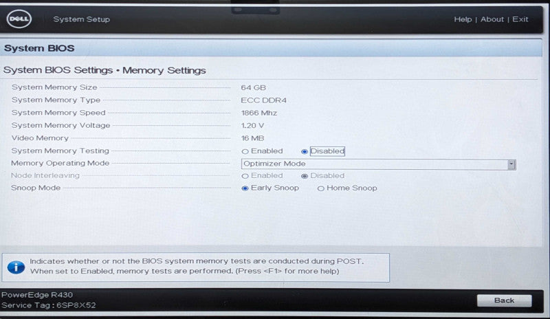 Dell PE R430 1U 8x 2.5", Xeon E5-2640 v3 2.60GHz 8C, 64GB RAM, 6x 1.2TB SAS