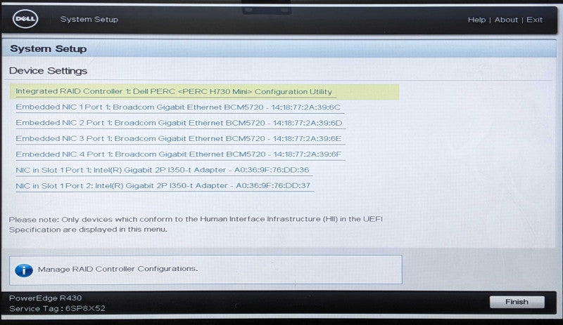 Dell PE R430 1U 8x 2.5", Xeon E5-2640 v3 2.60GHz 8C, 64GB RAM, 6x 1.2TB SAS