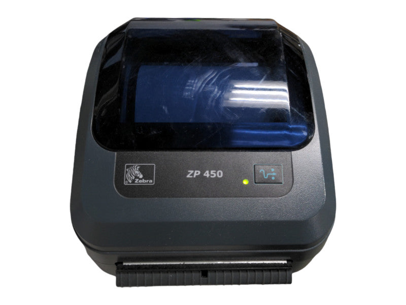Zebra ZP450 Direct Thermal Label Printer w/ base power supply