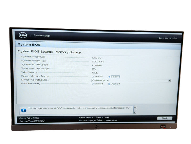 DELL PowerEdge R720 2x Xeon E5-2670 0 @ 2.60Ghz 128GB RAM 4 1TB SAS HDDs  -