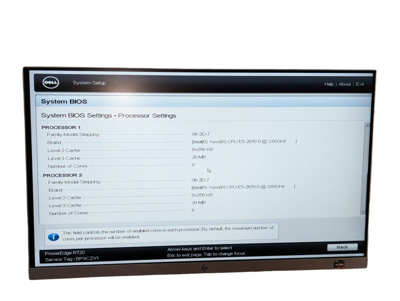 DELL PowerEdge R720 2x Xeon E5-2670 0 @ 2.60Ghz 128GB RAM 4 1TB SAS HDDs  -