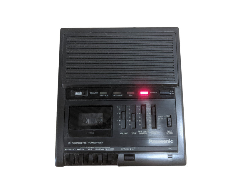 Panasonic RR-930 Microcassette Transcriber | with Foot Pedal