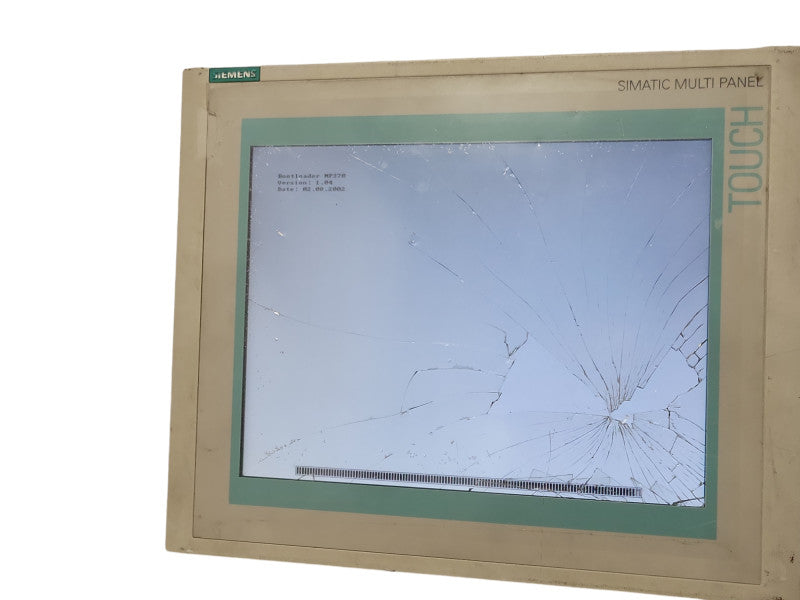Siemens MP370 Multi Panel touch 15" TFT 6AV6 545-0DA10-0AX0, READ _