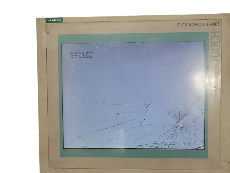 Siemens MP370 Multi Panel touch 15" TFT 6AV6 545-0DA10-0AX0, READ _