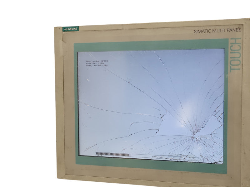 Siemens MP370 Multi Panel touch 15" TFT 6AV6 545-0DA10-0AX0, READ _